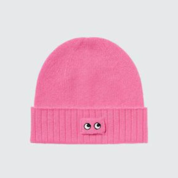Anya Hindmarch x Uniqlo Cashmere Knitted Beanie - Unisex - Pink
